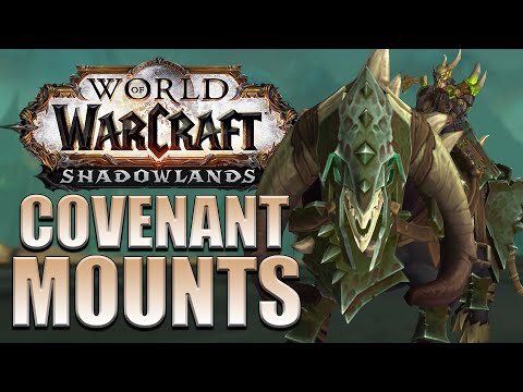 ALL Covenant Mounts - In Game Preview | Shadowlands Beta