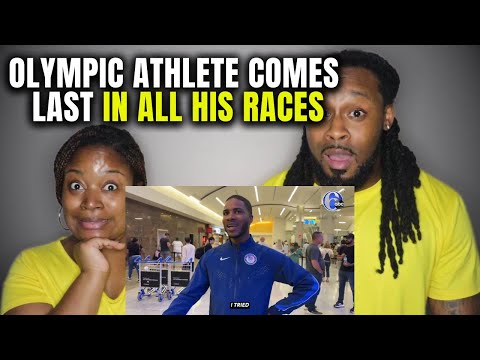 OLYMPIC ATHLETE GOES VIRAL FOR COMING LAST IN ALL HIS RACES | The Demouchets REACT