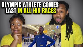 OLYMPIC ATHLETE GOES VIRAL FOR COMING LAST IN ALL HIS RACES | The Demouchets REACT
