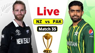 PAK vs NZ Live World Cup - Match 35  Pakistan Vs N