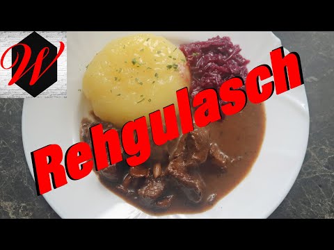 Rehgulasch einfach und lecker // 4k Video //