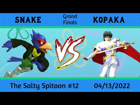 Salty Spitoon Melee #12 Grand Finals - Snake (falco) vs Kopaka (marth)