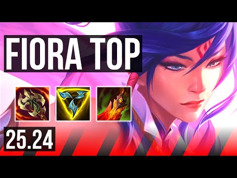 FIORA vs GAREN (TOP) | Good KDA: 12/2/5 | KR Master | 25.24