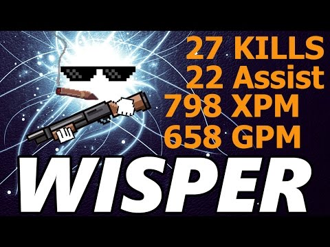 Wisper plays Wisp (Io) Carry - This Is How You Stomp a Pub - Full Game Dota 2