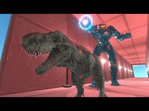 Tunnel of Nightmares Challenge | Escape from Gipsy Danger - Animal Revolt Battle Simulator