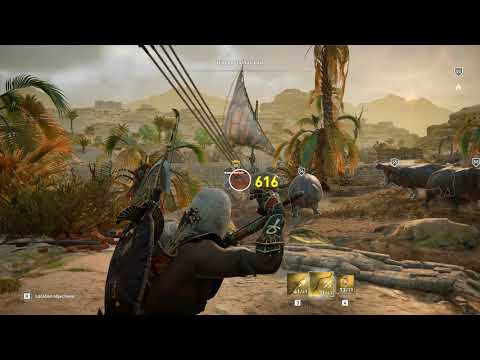 Assassin's Creed Origins (PC, Gold) NG+ 100% Walkthrough Part 97 / Locations [4K, Ultra]