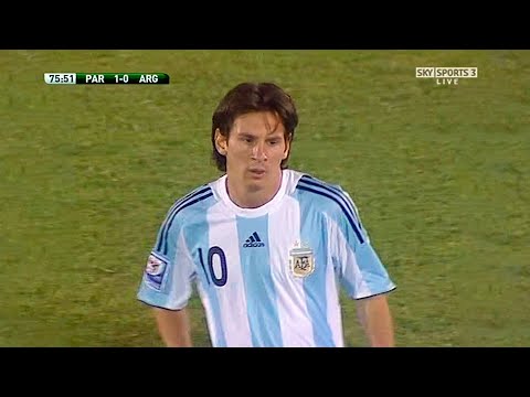 Messi vs Paraguay (WCQ) (Away) 2009-10 English Commentary