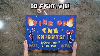 Go, Fight, Win! | Homecoming Poster Idea