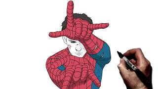 How To Draw Spider - Man | Step By Step | Brand New Day