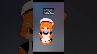 【NOT＿MMD】『モエチャッカファイア』#踊ってみた にゃ！ #shorts #vtuber #dance