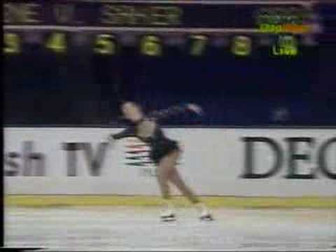 1993 EUROPEANS : CHARLENE VON SAHER SP