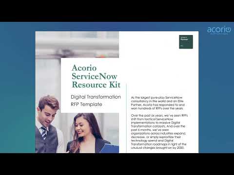 ServiceNow RFPs: Templates for Writing an RFP That Gets You What You Need