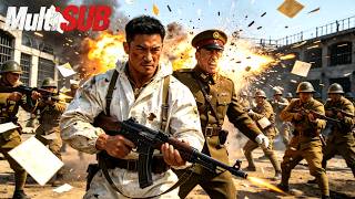 【最爽抗日電影💥】日軍抓村民做細菌實驗，傳奇兵王假扮大佐，一舉端掉日軍營地！⚔️MMA _ Kung Fu #action #Drama #槍戰 #抗日電影