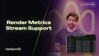 Monitor Render metrics and logs with AppSignal