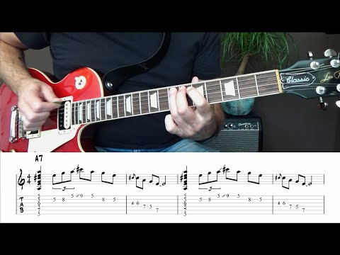 Blues Guitar - Four Mixolydian Blues Licks