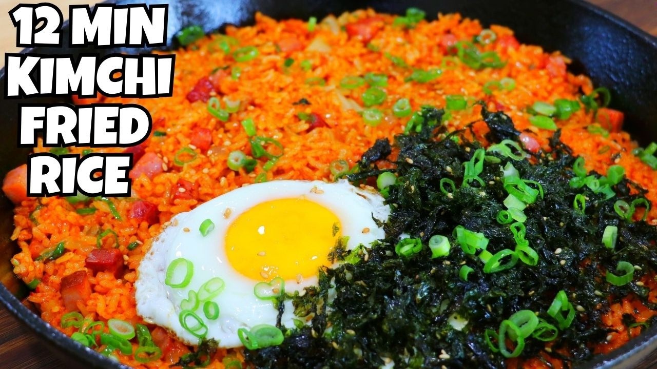 Quick Kimchi Fried Rice in 12 Minutes | Perfect Weeknight Dinner!