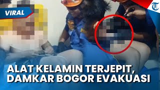 Bikin Ngilu! Detik-detik Alat Vital Pria di Cileungsi Terjepit Resleting, Damkar Bogor Sigap Tolong