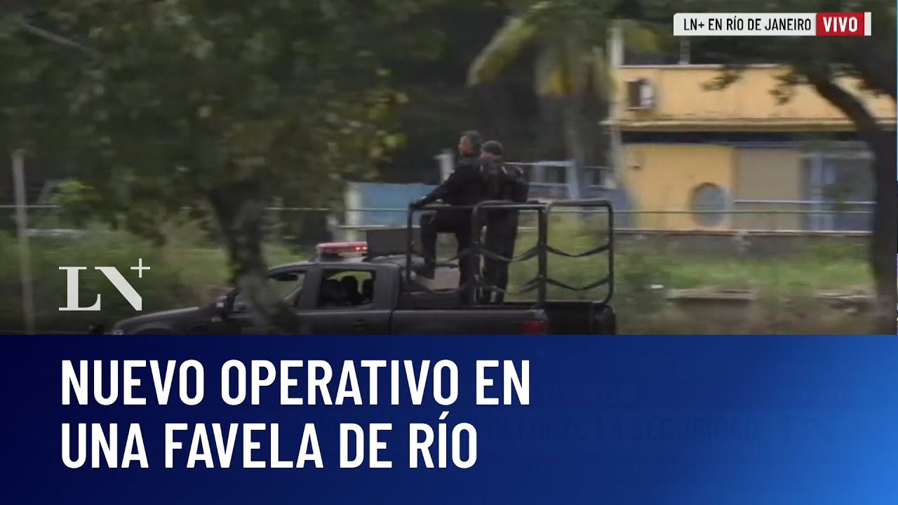 Violencia narco y terror en las calles de Río; nuevo operativo de la policía militar