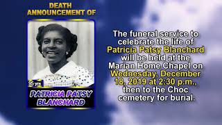 Patricia Patsy Blanchard short