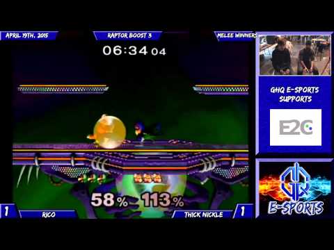 SSBM - Rico (Falco) Vs. Thick Nickel (Fox) Money Match