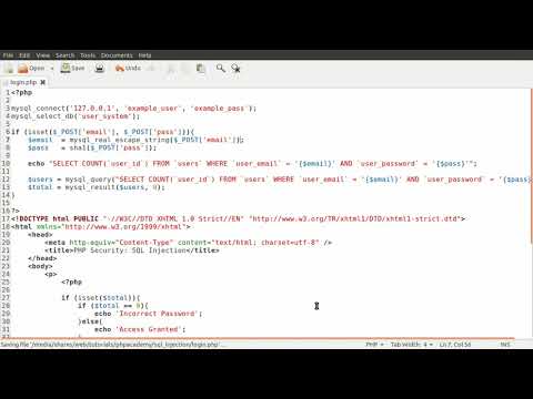 066 Sql Injection Php Security Programming