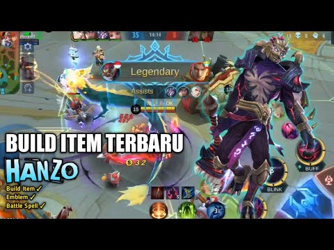 AUTO LEGENDARY! HANZO SPEED, DMG + DEFENSE! BUILD ITEM TERBARU HANZO 2020