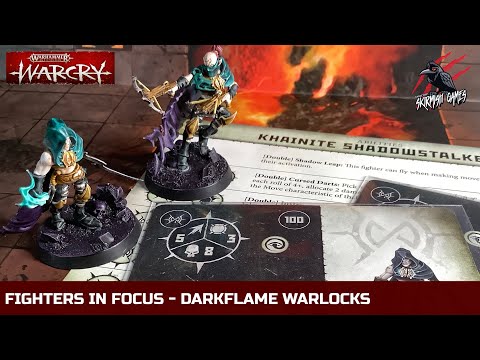 DARKFLAME WARLOCK - WARCRY FIGHTERS IN FOCUS #12 - Khainite Shadowstalkers Warhammer Warcry Warband