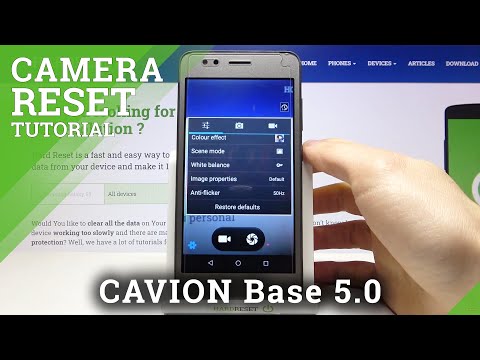 How to Reset Camera Settings in CAVION Base 5.0 – Restore Camera Defaults