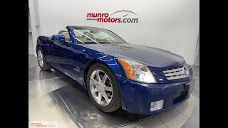 2005 Cadillac XLR Power Retractable Hard Top Convertible 4.6L V8 320hp Auto Xenon Blue/Shale 31K kms