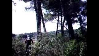 preview picture of video 'bosco di statte in mtb Taranto'