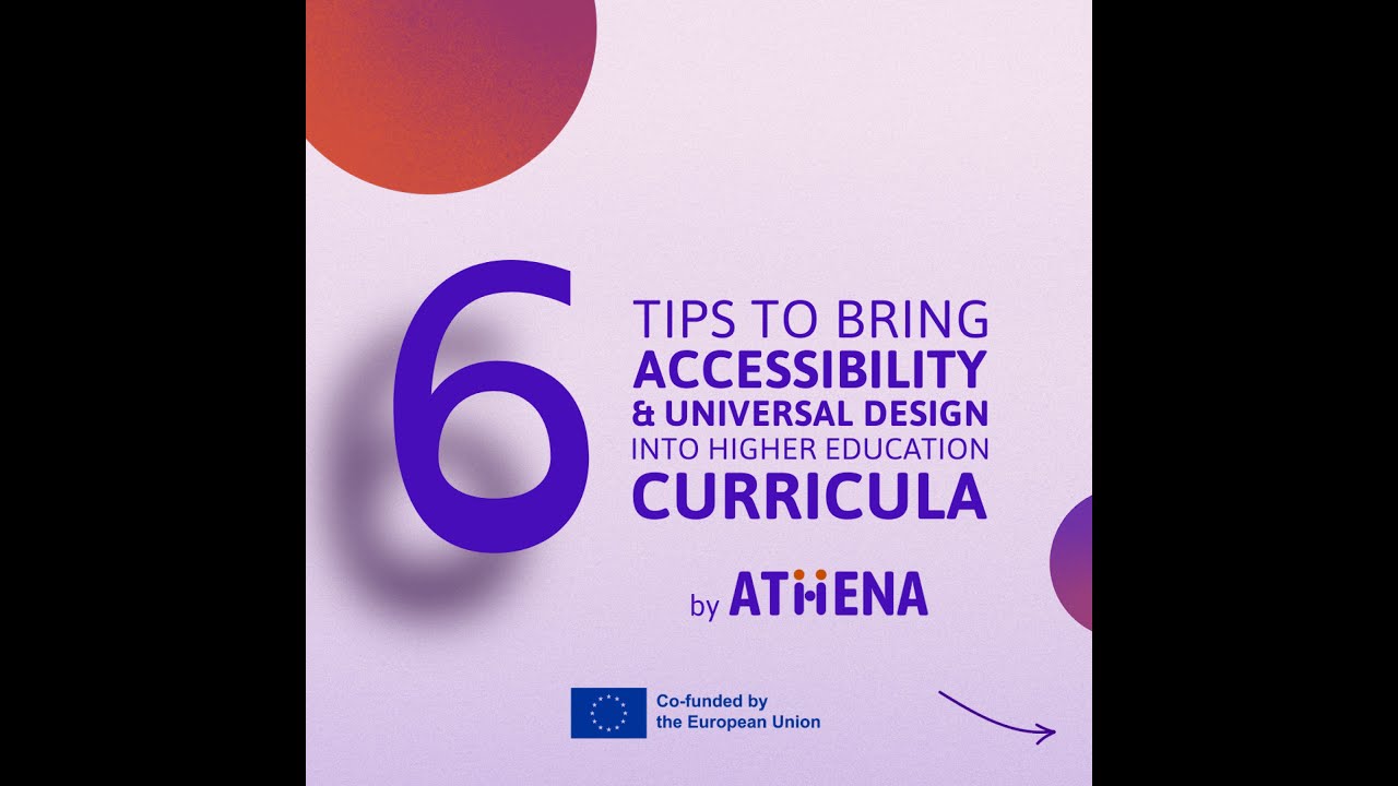 ATHENA: Bringing Accessibility and Design for All into Higher Education ...