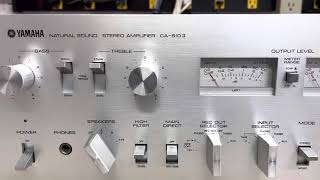 Video thumbnail for Yamaha CA-610 II Stereo Amplifier by Retrodiggs