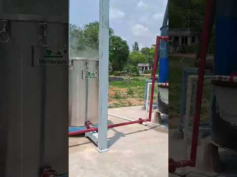 Ss 304 and ms steam distillation unit, capacity: 1000