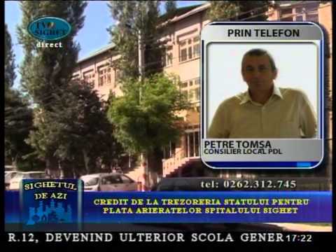 Sighetul de Azi - 13 Mai P1 - Credit De La Trezoreria Spitalului Pentru Plata Arieratelor Sighet