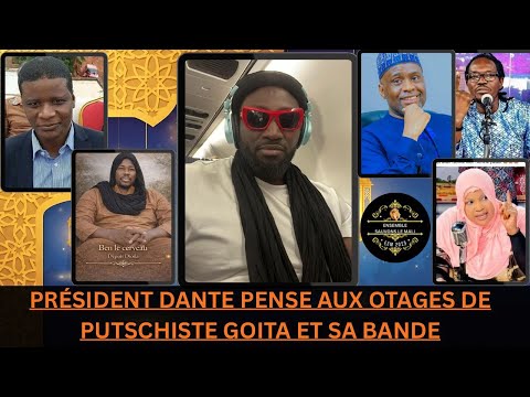 BREAKING NEWS:🛑🛑Le président Dante soutient les otages de putschiste Goita et sa bande!!