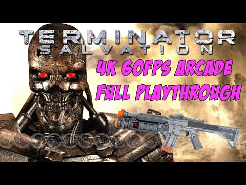 Terminator Salvation (2010) Arcade 4k/60fps Native Rendering Full Playthrough Teknoparrot