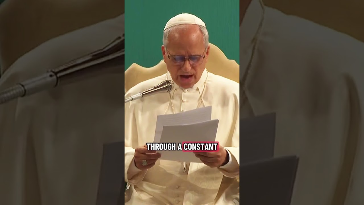 Pope Leo XIV Remarks from Rome #laudatosi #popeleoxiv #catholic