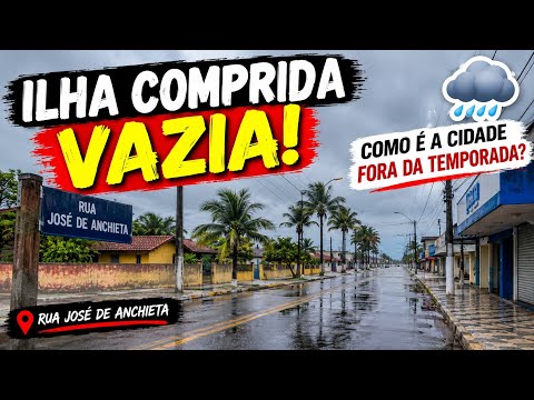 “ILHA COMPRIDA VAZIA! 😱 Como é a cidade fora da temporada”