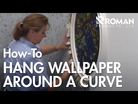 How to Wallpaper Around a Curve - ROMAN Products