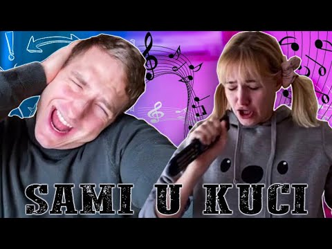 SIMKA I ZIVOJIN OSTALI SAMI KOD KUCE ! *napravili haos*