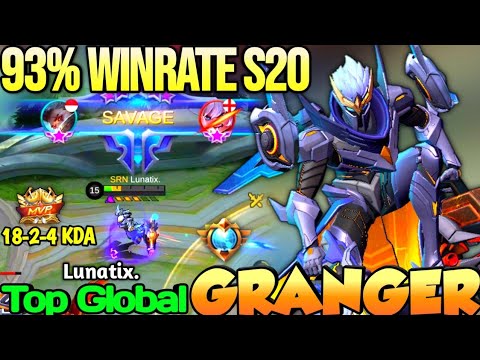 GRANGER BEST BUILD IN 2021 | TOP GLOBAL GRANGER Lunatix. - MOBILE LEGENDS