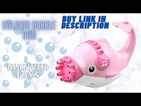 Dolphin Shape Bubble Gun Toy For Kids -Unboxing & Play | Manvik Toys | Toys Unboxing
