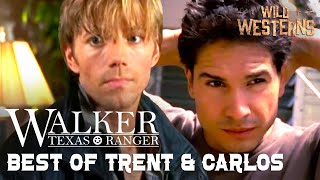 Trent Beats Down Jewellery Thieves! | Best Of Trent &amp; Carlos (ft. Gary Busey) | Walker, Texas Ranger