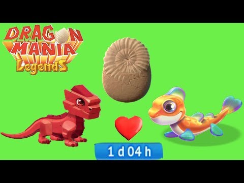 How to Breed Fossil dragon egg? - hathcing + Dragon Mania Legends | dml breeding guide #384
