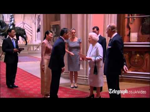 Royal families attend the Queen's Jubilee lunch