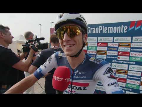 Andrea Bagioli - Interview at the start - Gran Piemonte 2023