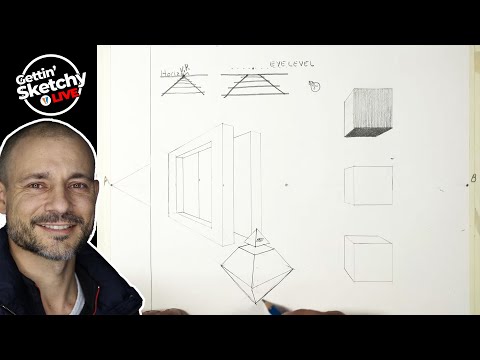 Sketching with Linear Perspective - Gettin' Sketchy Live