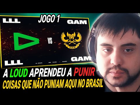 TOCKERS ANÁLISOU a PARTIDA da LOUD vs GAM | JOGO 1
