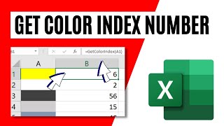How To Get Color Index Number In Excel