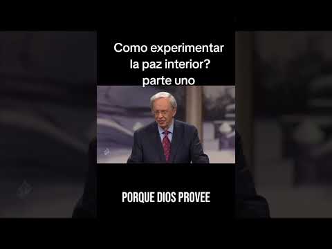 Como experimentar la paz interior ( Charles Stanley)